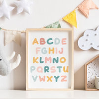 Colorful Alphabets Cute Nursery
