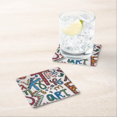 Colorful Alphabets Paper Onderzetter (Insitu)