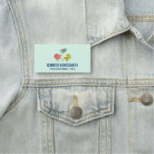 Colorful and Cute Whimsical Birds Trio Naamplaatje (In situ)