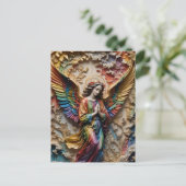 Colorful Angel Briefkaart (Staand voorkant)