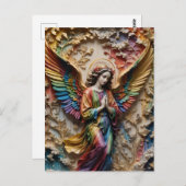 Colorful Angel Briefkaart (Voorkant / Achterkant)