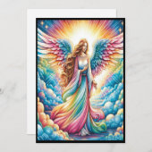 Colorful Angel Kaart (Voorkant / Achterkant)