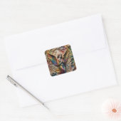 Colorful Angel Vierkante Sticker (Envelop)