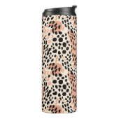 Colorful Animal Print 02 Thermosbeker (Gedraaid links)