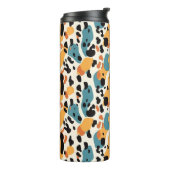 Colorful Animal Print 04 Thermosbeker (Gedraaid links)
