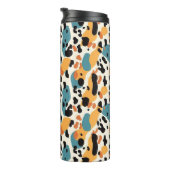 Colorful Animal Print 04 Thermosbeker (Geroteerd rechts)
