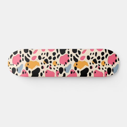 Colorful Animal Print 07 Skateboard (Horizontaal)