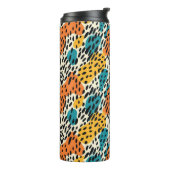 Colorful Animal Print 11 Thermosbeker (Gedraaid links)