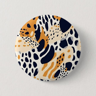 Colorful Animal Print 12 Ronde Button 5,7 Cm