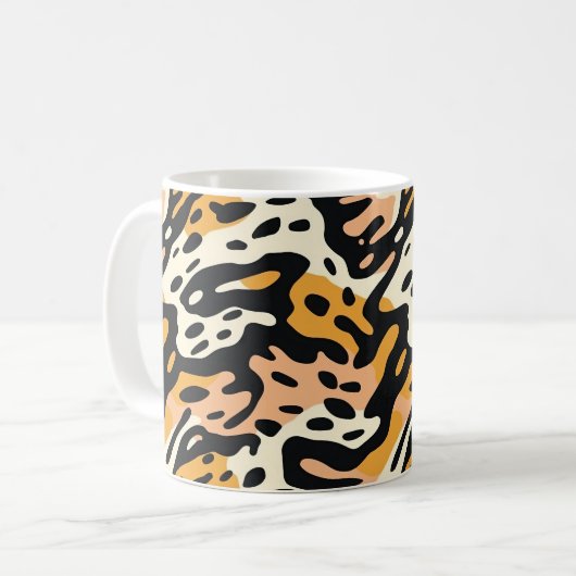 Colorful Animal Print Mug 01 (Devant gauche)