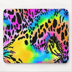 Colorful Animal Print Patroon Muismat