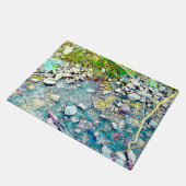 Colorful Animated Creek Deurmat (Schuin)