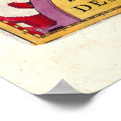 Colorful  Antiek Map of Bohemia Poster (Hoek)