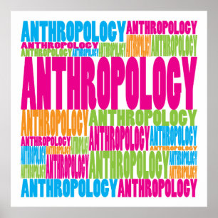 Colorful Antropology Poster