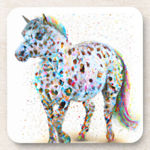 Colorful Appaloosa Pony Bier Onderzetter