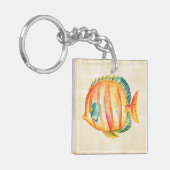Colorful Aquarium Fish Sleutelhanger (Voorkant Links)