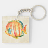 Colorful Aquarium Fish Sleutelhanger (Achterkant)