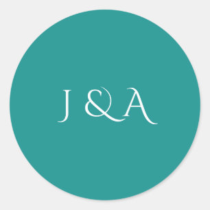 Colorful Aquarium Ronde Sticker