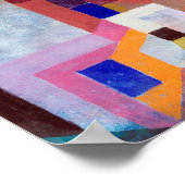 Colorful Architecture : Paul Klee 1917 Poster (Hoek)