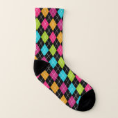 Colorful Argyle Pattern-socket Sokken (Links binnenkant)