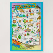 Colorful Arizona Map 20x30 Jigsaw Puzzle (Vertical)