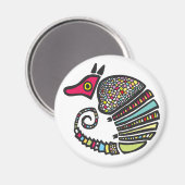 Colorful Armadillo Magnet Magneet (Voorkant / Achterkant)