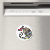 Colorful Armadillo Magnet Magneet (Insitu (Vaatwasser))