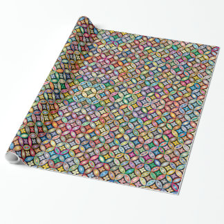 Colorful Art Nouveau Floral Cadeaupapier