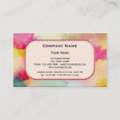 Colorful Artistic Loyalty Punch Kaart Visitekaartj (Achterkant)