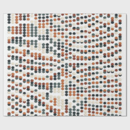 Colorful artNouveau Floral Pattern  Cadeaupapier