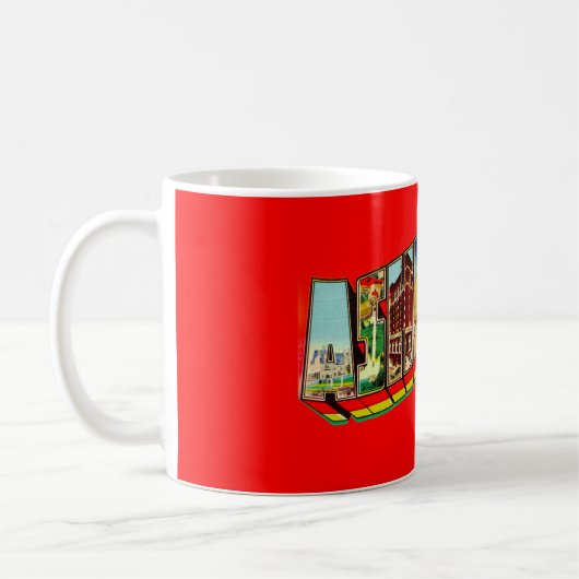 Colorful Asheville NC Mug (Gauche)