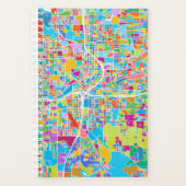 Colorful Atlanta Map Planner (Voorkant)