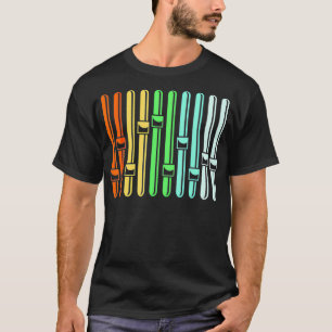 Colorful Audio Engineer Sound VU meter T-shirt