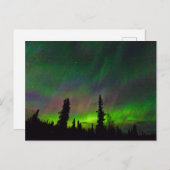 Colorful Aurora over Alaska Briefkaart (Voorkant / Achterkant)