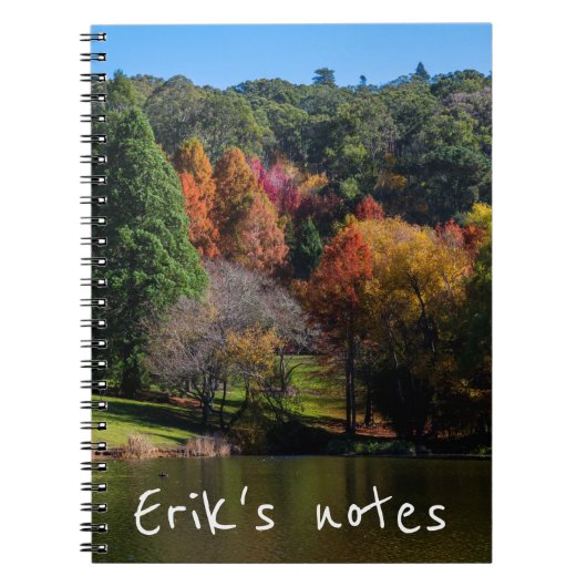 Colorful Australian Autumn Landscape Notitieboek (Voorkant)
