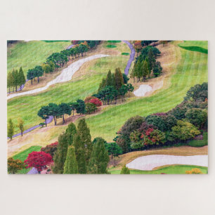 Colorful Autumn Golf Course Legpuzzel