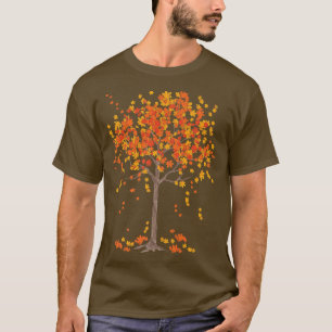 Colorful Autumn laat Natuur bosboomval FallT-Sh T-shirt