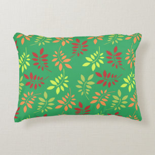 Colorful Autumn Leaves in Warm Tones Accent Kussen