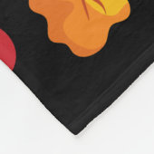 Colorful Autumn Leaves Medley Fleece Blanket (Hoek)