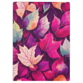 Colorful Autumn Leaves Pattern Klembord (Achterkant)