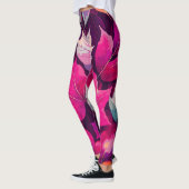 Colorful Autumn Leaves Pattern Leggings (Links)