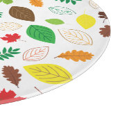 Colorful Autumn Leaves Pattern Snijplank (Hoek)