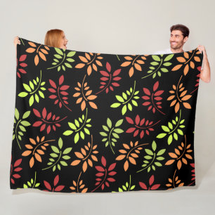 Colorful Autumn lekt in Warm Tones Fleece Blanke Deken
