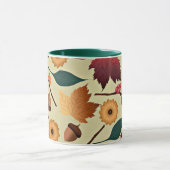 Colorful Autumn Pattern Mok (Midden)