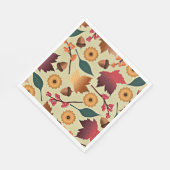 Colorful Autumn Pattern Servet (Hoek)