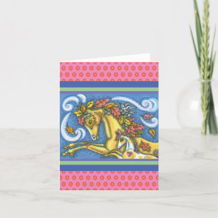 COLORFUL AUTUMN VERLAAT DE WHIMSISCHE HORSE EN KLO KAART