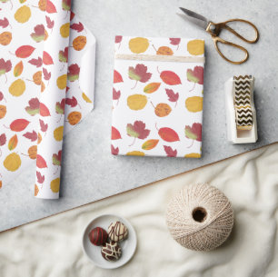 Colorful Autumn verliest patroon/Herfst-olie Cadeaupapier