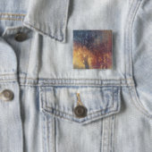 Colorful Autumn Vierkante Button 5,1 Cm (In situ)