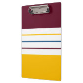 Colorful Autumnal Stripes Klembord (Links)