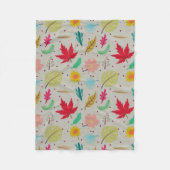 Colorful Awesome Abstrait polaire couverture (Devant)